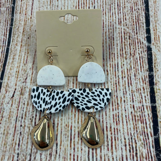 Spotted & Gold Earrings