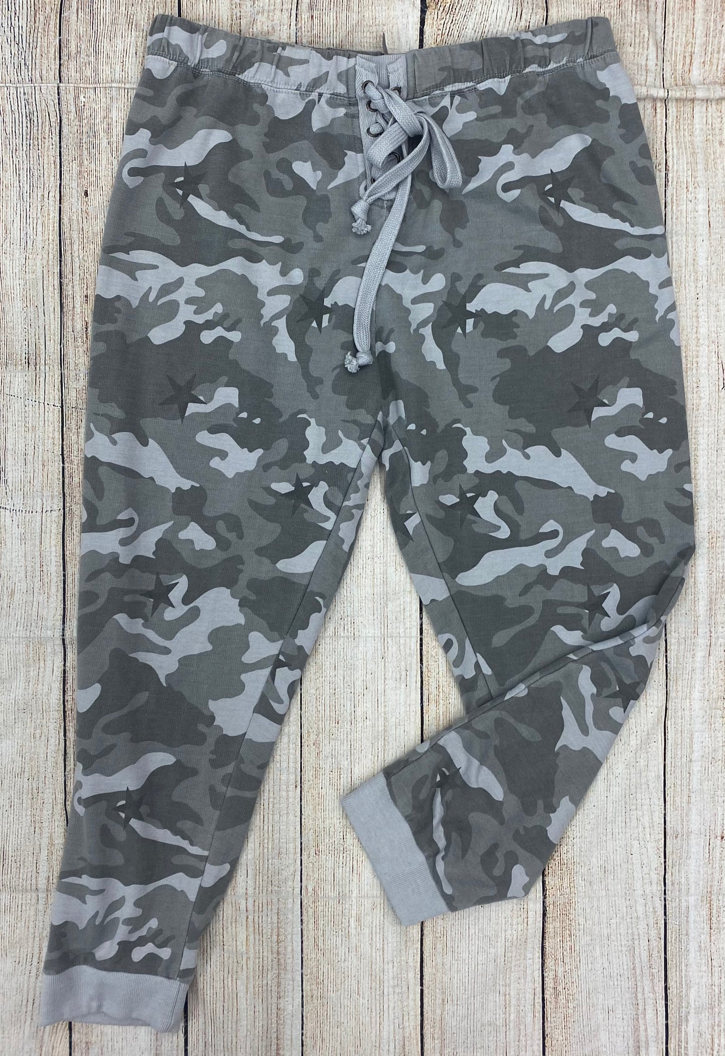 honeyme Criss Cross Camo Stars Joggers