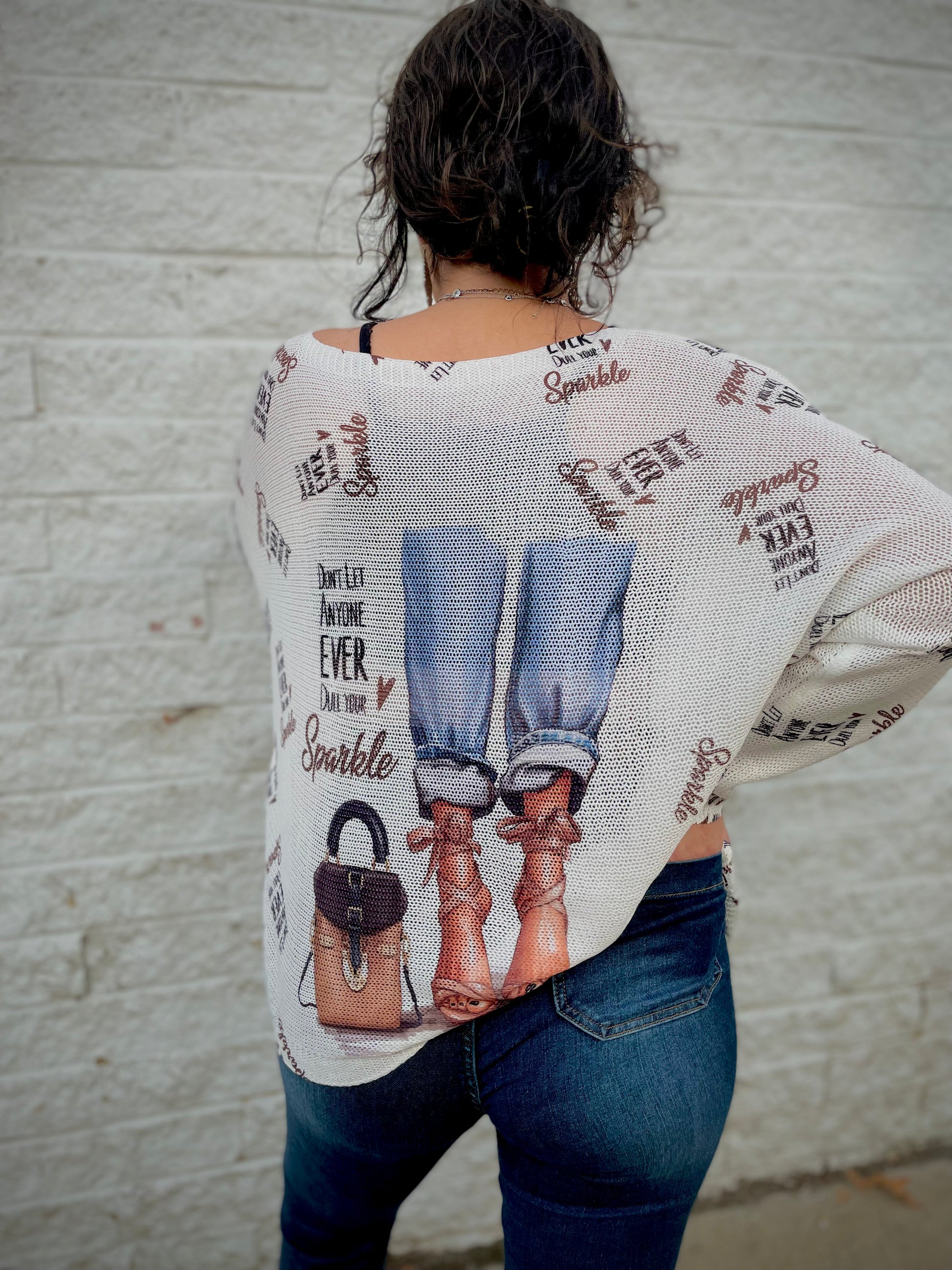 Yolly Sparkle Sweater – The Clothing Loft Boutique
