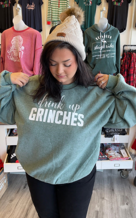 Drink Up Grinches Soft Sweatshirt