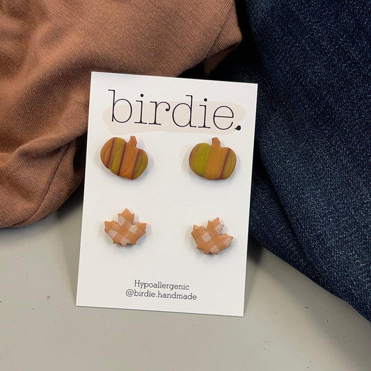 Birdie Earth Autumn Earrings