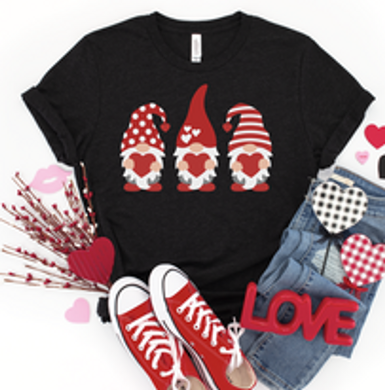 Valentines Day Gnomes Tee