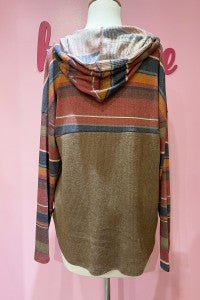 Honeyme Long Sleeve Olive Hoodie